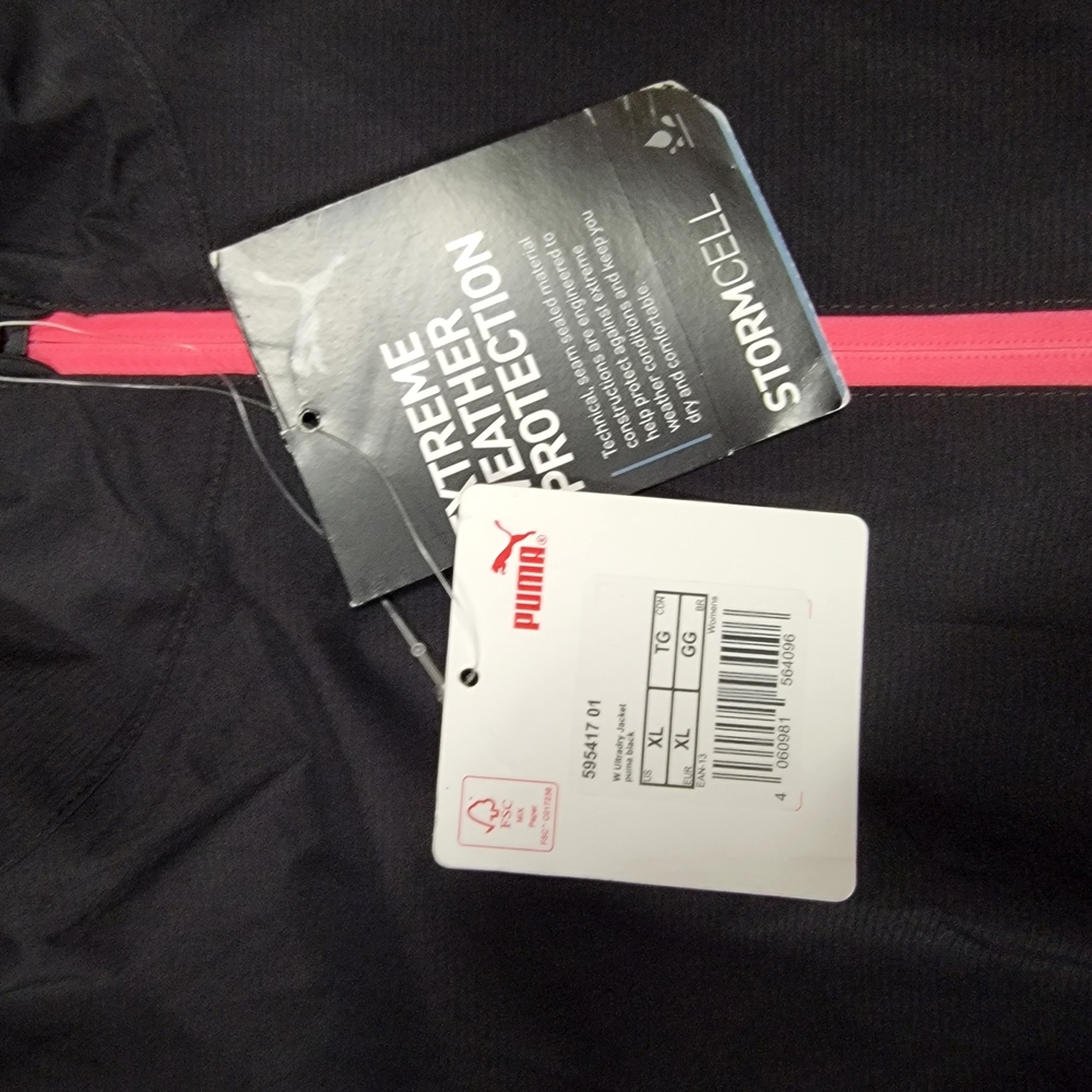 Puma Black and Gray Performance Jacket with Two-Tone Design - Picture 4 of 4